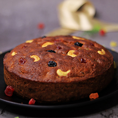 "Round shape plum cake - 1kg (code C06) - Click here to View more details about this Product